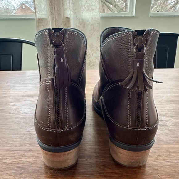 Chaco Cataluna Leather Ankle Boot Brown women’s size 8.5 - Picture 4 of 11